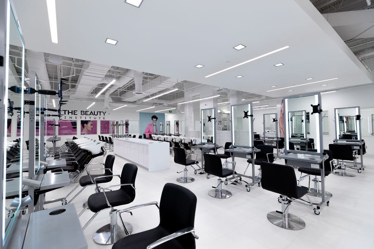 The Beauty Institute student salon floor